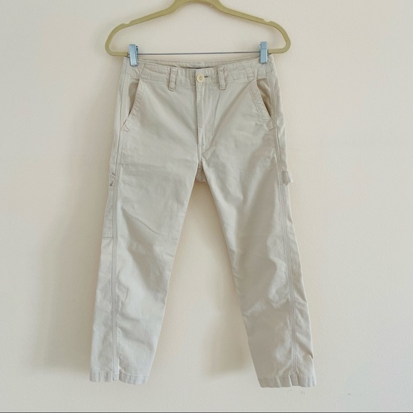 Vince ankle cropped cotton Chino pants trousers cargo - Picture 7 of 10